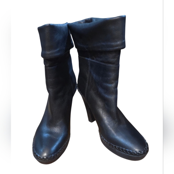 Nike Shoes - Nike Air - G Series Elegant Black Mid Calf Leather Boots Women's Size 7.5